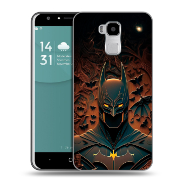 Пластиковый чехол на Doogee Y6 с принтом Batman Бэтмен