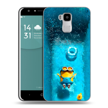 Пластиковый чехол на Doogee Y6 с принтом Миньоны Пластиковый чехол на Doogee Y6 с принтом Миньоны