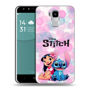 Пластиковый чехол на Doogee Y6 с принтом Лило и Стич Пластиковый чехол на Doogee Y6 с принтом Лило и Стич