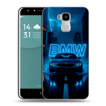 Пластиковый чехол на Doogee Y6 с принтом BMW БМВ Пластиковый чехол на Doogee Y6 с принтом BMW БМВ