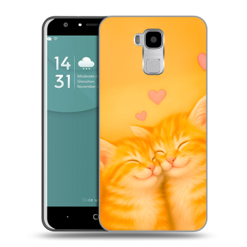 Пластиковый чехол на Doogee Y6 с принтом Милые котята Пластиковый чехол на Doogee Y6 с принтом Милые котята