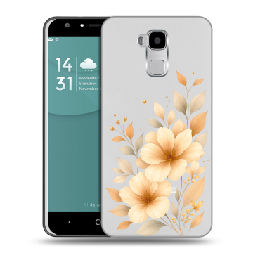 Пластиковый чехол на Doogee Y6 с принтом для девушки