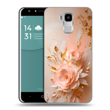 Пластиковый чехол на Doogee Y6 с принтом женский