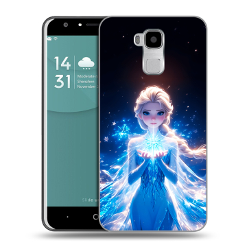 Пластиковый чехол на Doogee Y6 с принтом Холодное сердце Frozen Пластиковый чехол на Doogee Y6 с принтом Холодное сердце Frozen