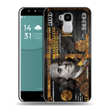 Пластиковый чехол на Doogee Y6 с принтом Доллар деньги Пластиковый чехол на Doogee Y6 с принтом Доллар деньги