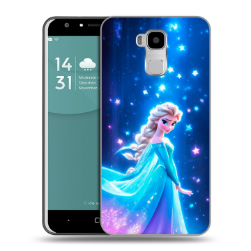 Пластиковый чехол на Doogee Y6 с принтом Холодное сердце Frozen Пластиковый чехол на Doogee Y6 с принтом Холодное сердце Frozen