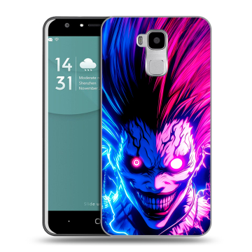 Пластиковый чехол на Doogee Y6 с принтом Death note Тетрадь смерти