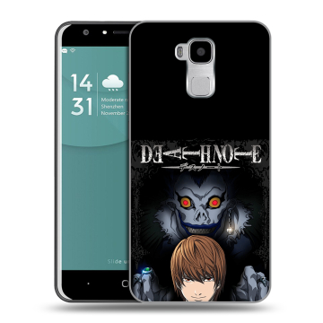 Пластиковый чехол на Doogee Y6 с принтом Death note Тетрадь смерти