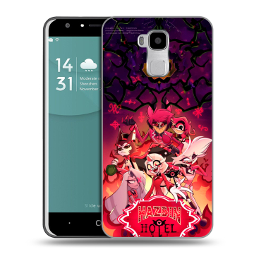 Пластиковый чехол на Doogee Y6 с принтом Hazbin Hotel Отель Хазбин Пластиковый чехол на Doogee Y6 с принтом Hazbin Hotel Отель Хазбин