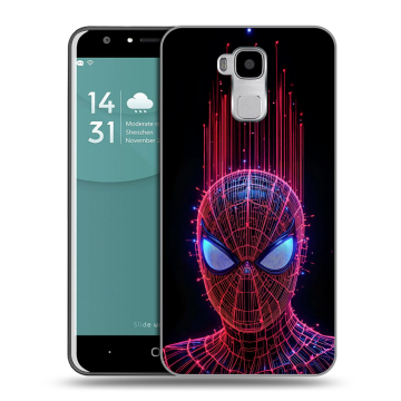 Пластиковый чехол на Doogee Y6 с принтом Spiderman Человек паук Пластиковый чехол на Doogee Y6 с принтом Spiderman Человек паук