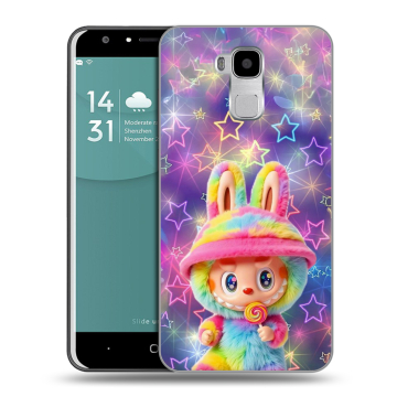 Пластиковый чехол на Doogee Y6 с принтом Labubu Лабубу Пластиковый чехол на Doogee Y6 с принтом Labubu Лабубу