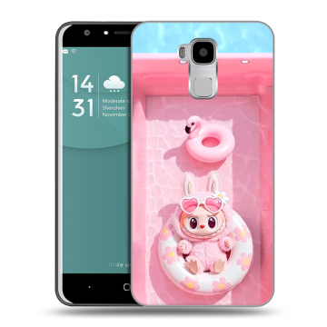 Пластиковый чехол на Doogee Y6 с принтом Labubu Лабубу Пластиковый чехол на Doogee Y6 с принтом Labubu Лабубу