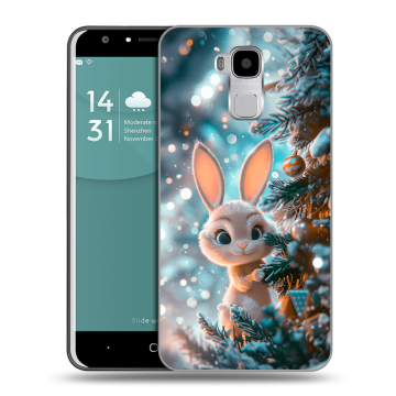 Пластиковый чехол на Doogee Y6 с принтом Новый год Пластиковый чехол на Doogee Y6 с принтом Новый год