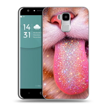 Пластиковый чехол на Doogee Y6 с принтом для девочек