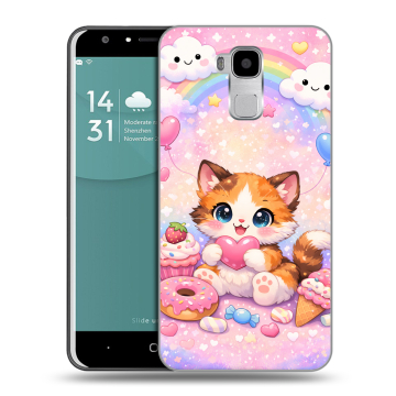 Пластиковый чехол на Doogee Y6 с принтом для девочек Пластиковый чехол на Doogee Y6 с принтом для девочек