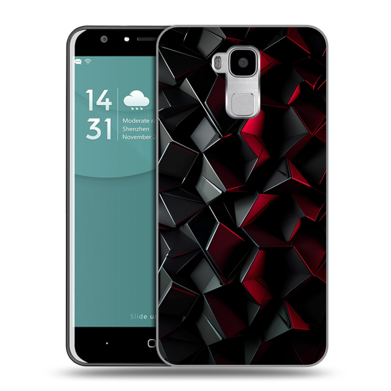 Пластиковый чехол на Doogee Y6 с принтом Абстракция Пластиковый чехол на Doogee Y6 с принтом Абстракция