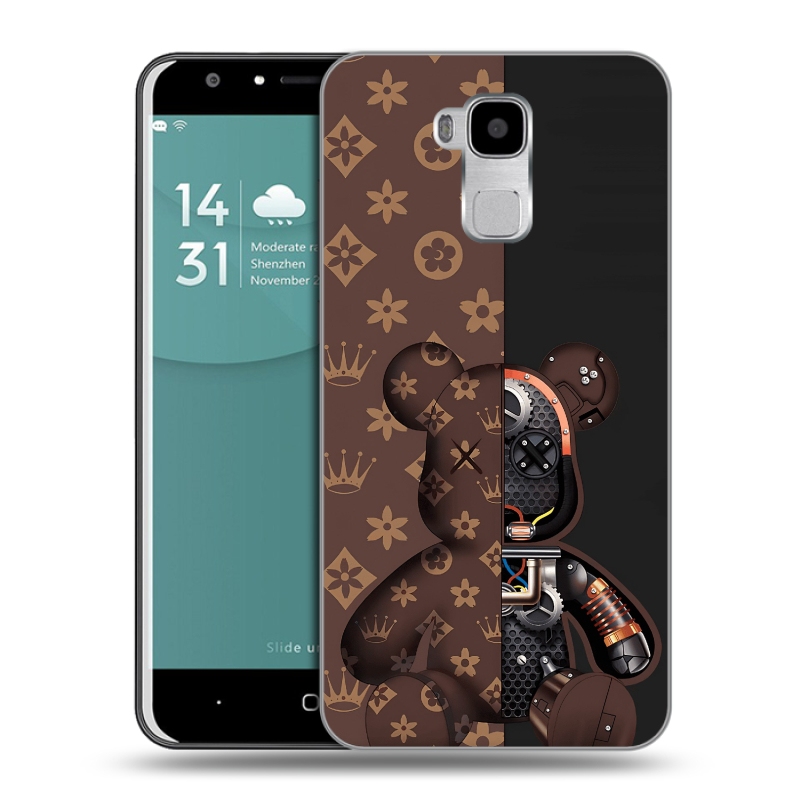 Пластиковый чехол на Doogee Y6 с принтом Луи робот Пластиковый чехол на Doogee Y6 с принтом Луи робот