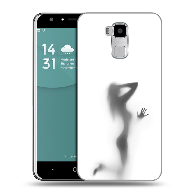Пластиковый чехол на Doogee Y6 с принтом Силуэт Пластиковый чехол на Doogee Y6 с принтом Силуэт