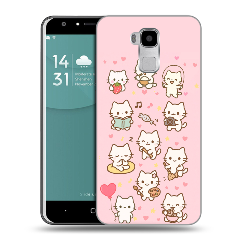 Пластиковый чехол на Doogee Y6 с принтом Hello Kitty Хелоу Кити Пластиковый чехол на Doogee Y6 с принтом Hello Kitty Хелоу Кити