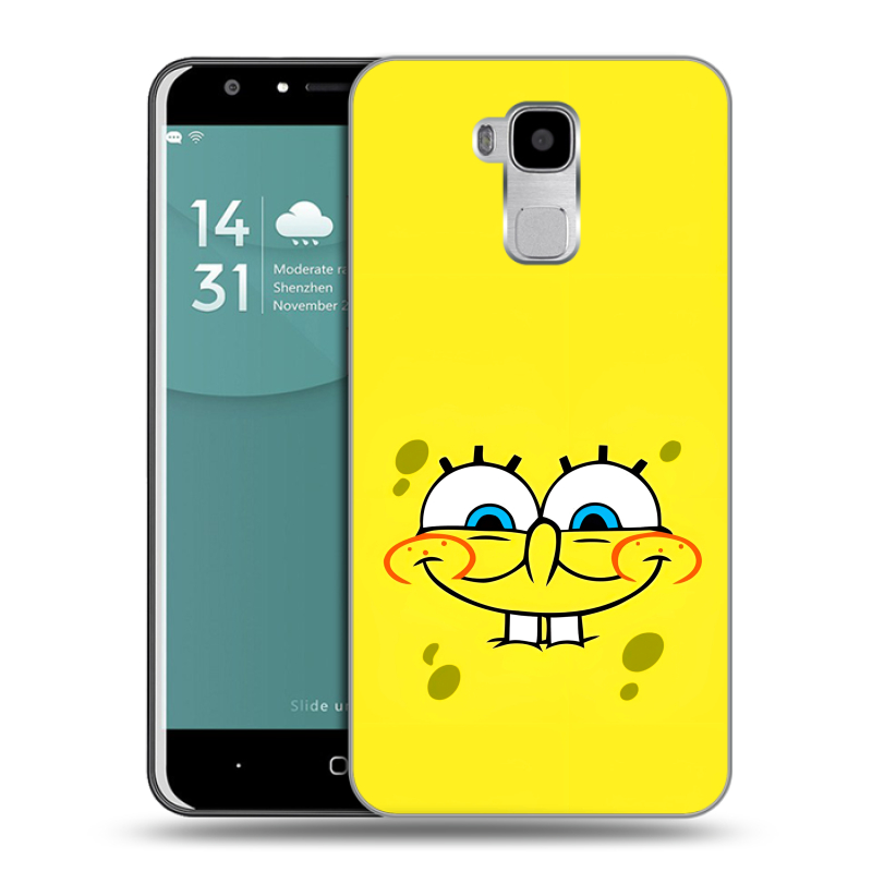 Пластиковый чехол на Doogee Y6 с принтом спанчбоб спанч боб Пластиковый чехол на Doogee Y6 с принтом спанчбоб спанч боб