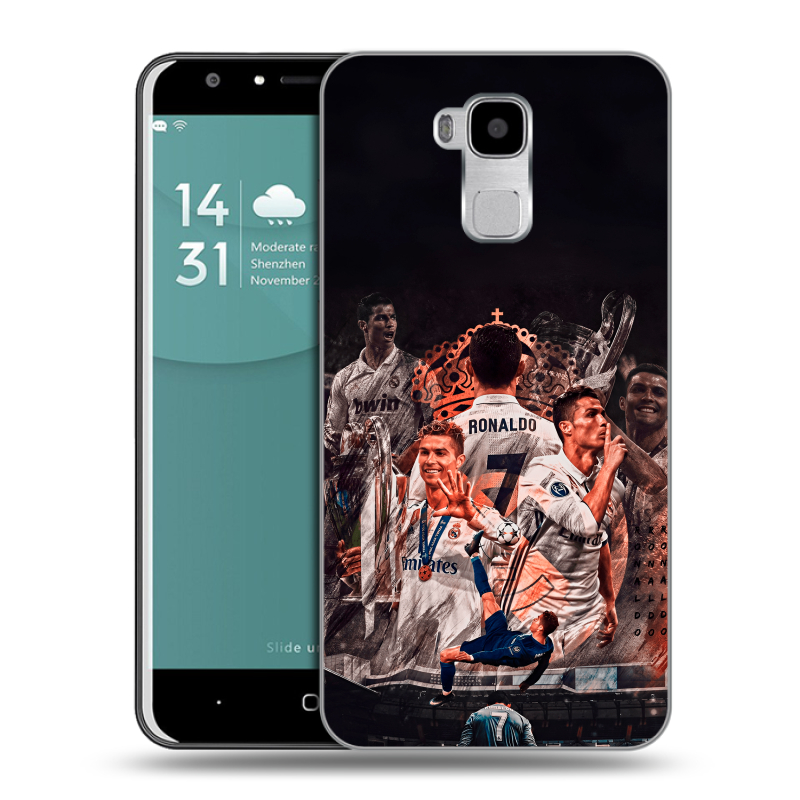 Пластиковый чехол на Doogee Y6 с принтом Реал Роналдо Real Ronaldo Пластиковый чехол на Doogee Y6 с принтом Реал Роналдо Real Ronaldo