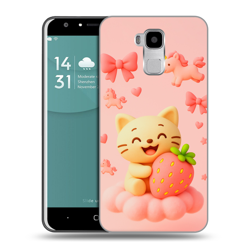 Пластиковый чехол на Doogee Y6 с принтом для девочек Пластиковый чехол на Doogee Y6 с принтом для девочек