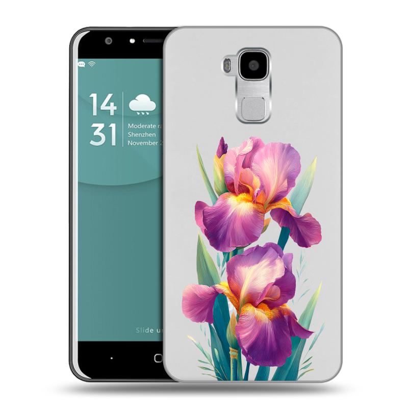 Пластиковый чехол на Doogee Y6 с принтом Цветы орхидеи Пластиковый чехол на Doogee Y6 с принтом Цветы орхидеи