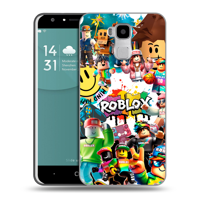 Пластиковый чехол на Doogee Y6 с принтом Roblox Роблокс Пластиковый чехол на Doogee Y6 с принтом Roblox Роблокс