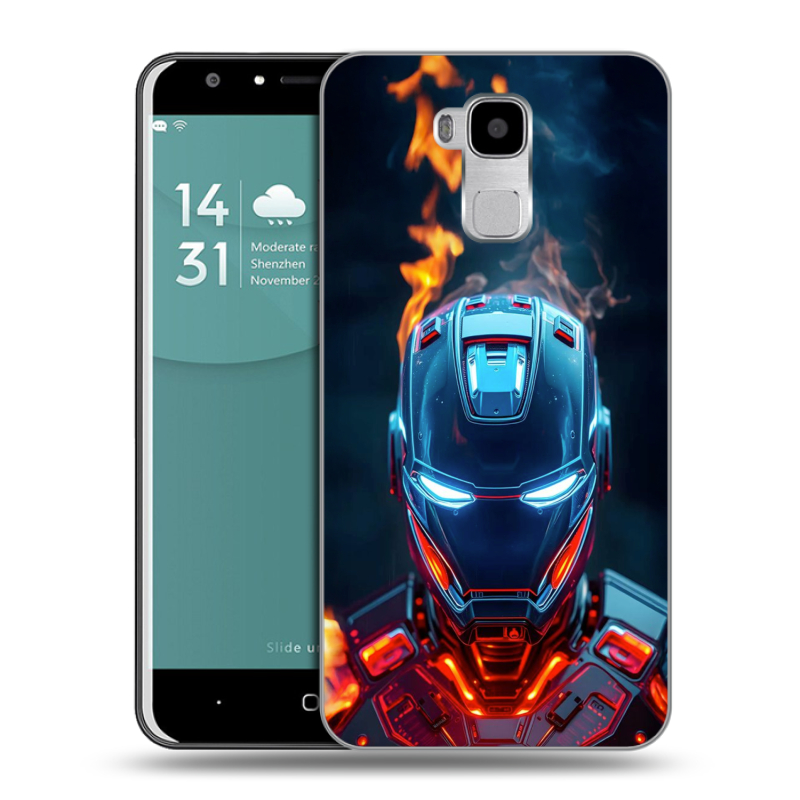 Пластиковый чехол на Doogee Y6 с принтом IronMan Железный человек Пластиковый чехол на Doogee Y6 с принтом IronMan Железный человек