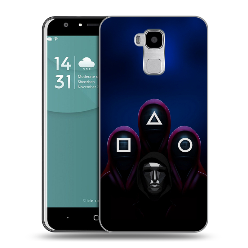 Пластиковый чехол на Doogee Y6 с принтом Игра Кальмара Пластиковый чехол на Doogee Y6 с принтом Игра Кальмара