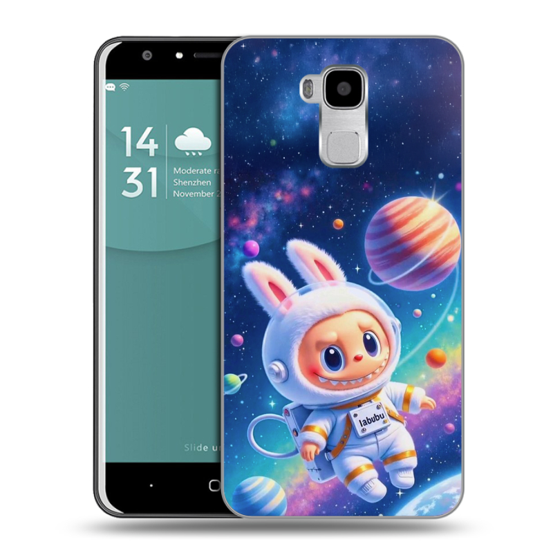 Пластиковый чехол на Doogee Y6 с принтом Labubu Лабубу Пластиковый чехол на Doogee Y6 с принтом Labubu Лабубу
