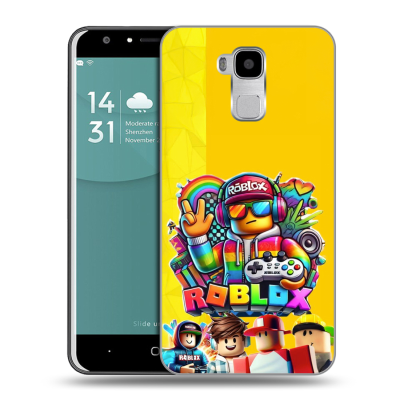 Пластиковый чехол на Doogee Y6 с принтом Roblox Роблокс Пластиковый чехол на Doogee Y6 с принтом Roblox Роблокс