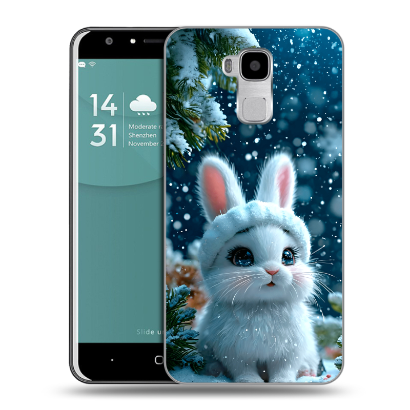 Пластиковый чехол на Doogee Y6 с принтом Новый год Пластиковый чехол на Doogee Y6 с принтом Новый год