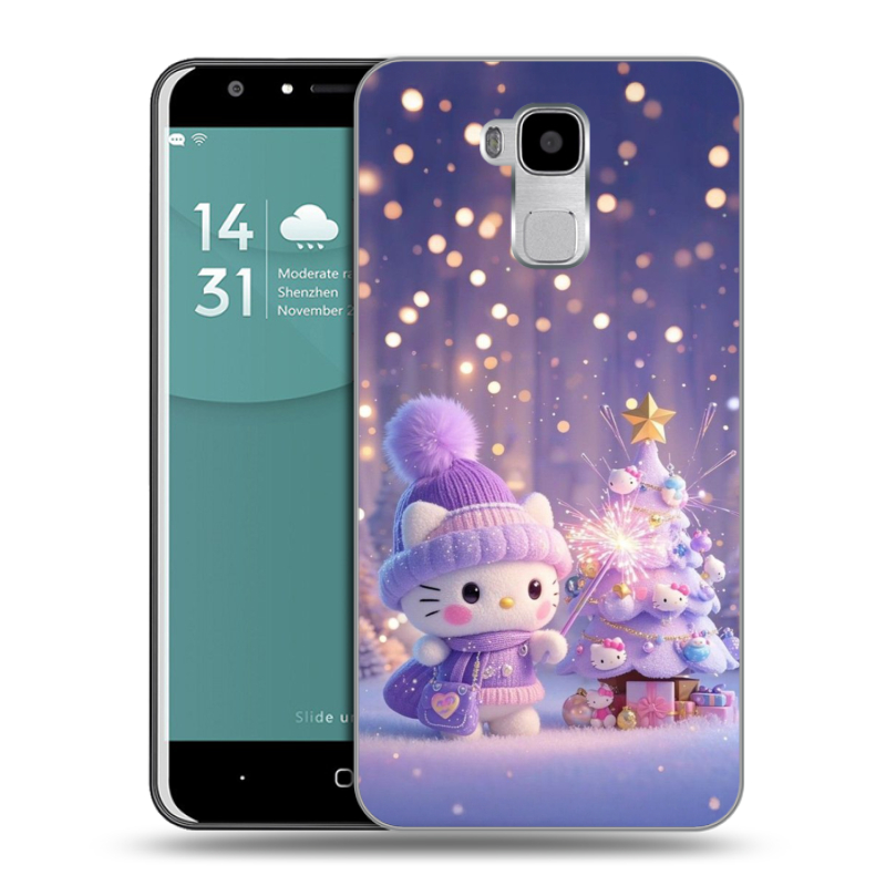Пластиковый чехол на Doogee Y6 с принтом Новый год Пластиковый чехол на Doogee Y6 с принтом Новый год