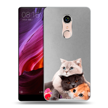 Силиконовый чехол на BQ Strike Selfie Max с принтом Кошки Силиконовый чехол на BQ Strike Selfie Max с принтом Кошки