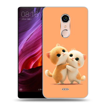 Силиконовый чехол на BQ Strike Selfie Max с принтом Милые котики Силиконовый чехол на BQ Strike Selfie Max с принтом Милые котики