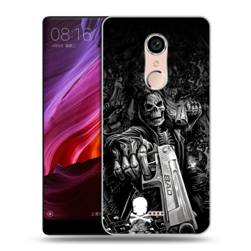 Силиконовый чехол на BQ Strike Selfie Max с принтом Скелет Силиконовый чехол на BQ Strike Selfie Max с принтом Скелет