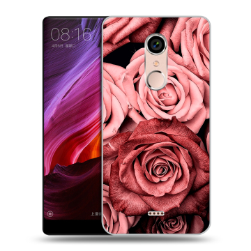 Силиконовый чехол на BQ Strike Selfie Max с принтом Цветы розы Силиконовый чехол на BQ Strike Selfie Max с принтом Цветы розы