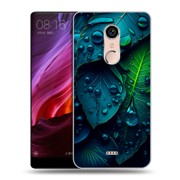Силиконовый чехол на BQ Strike Selfie Max с принтом Листья Силиконовый чехол на BQ Strike Selfie Max с принтом Листья
