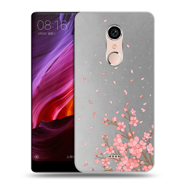 Силиконовый чехол на BQ Strike Selfie Max с принтом Ветка сакуры