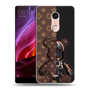 Силиконовый чехол на BQ Strike Selfie Max с принтом Луи робот
