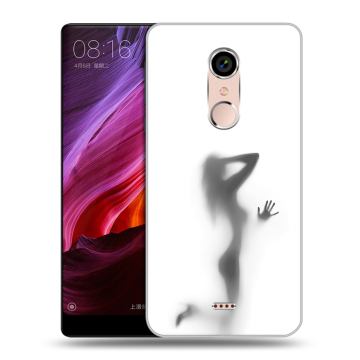 Силиконовый чехол на BQ Strike Selfie Max с принтом Силуэт