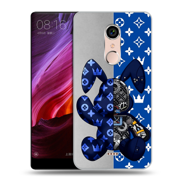Силиконовый чехол на BQ Strike Selfie Max с принтом Луи робот