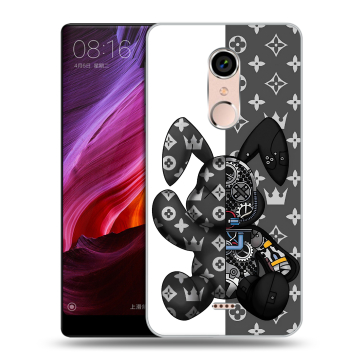 Силиконовый чехол на BQ Strike Selfie Max с принтом Луи робот