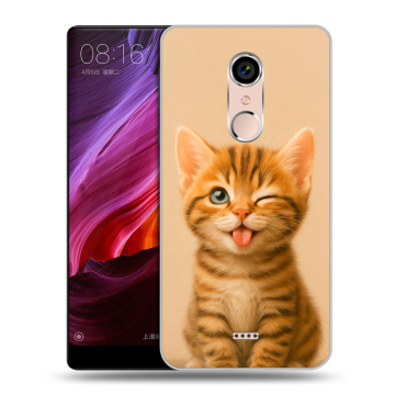 Силиконовый чехол на BQ Strike Selfie Max с принтом котенок