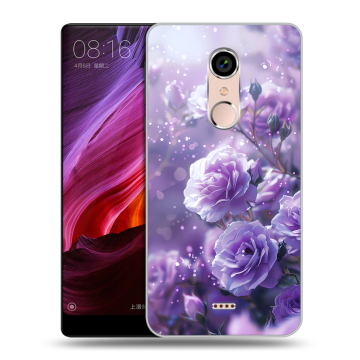 Силиконовый чехол на BQ Strike Selfie Max с принтом Розы цветы