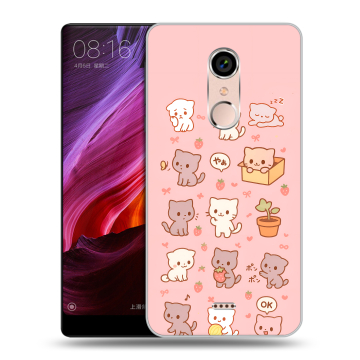 Силиконовый чехол на BQ Strike Selfie Max с принтом Hello Kitty Хелоу Кити