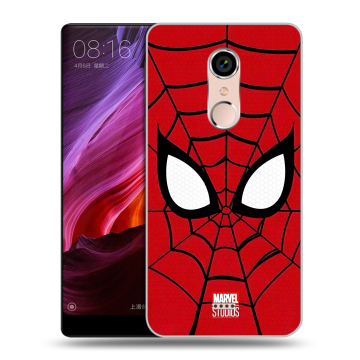 Силиконовый чехол на BQ Strike Selfie Max с принтом человек паук spiderman