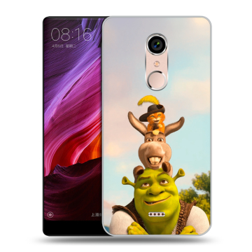 Силиконовый чехол на BQ Strike Selfie Max с принтом Шрек Shrek