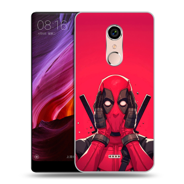 Силиконовый чехол на BQ Strike Selfie Max с принтом Дедпул Deadpool